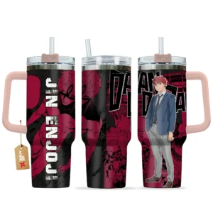 Jin Enjoji 40oz Travel Tumbler With Handle Custom Anime Accessories