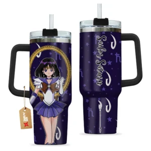 Sailor Saturn Hotaru Tomoe 40oz Travel Tumbler Personalized Custom Anime Cup