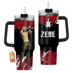 Zeke 40oz Travel Tumbler With Handle Custom Anime Accessories