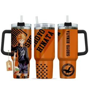 Shoyo Hinata Personalized 40oz Travel Tumbler With Handle Collection