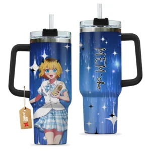 MEM-cho 40oz Travel Tumbler With Handle Custom Anime Cup