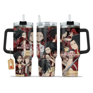 Momo Yaoyorozu 40oz Travel Tumbler With Handle Custom Anime Accessories