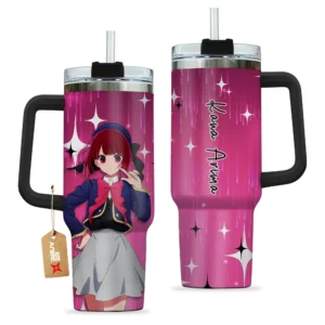 Kana Arima 40oz Travel Tumbler With Handle Custom Anime Cup
