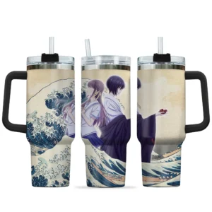 Tohru - Akito 40oz Travel Tumbler With Handle Rivalries Kanagawa Collection