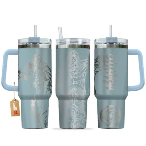 Mahito Personalized 40oz Travel Tumbler With Handle Collection