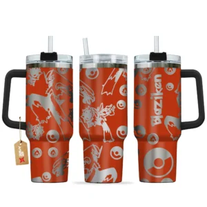 Blaziken Personalized 40oz Travel Tumbler With Handle Collection