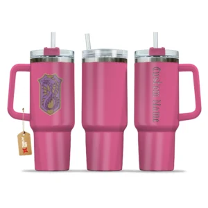 Purple Orca 40oz Pink Valentines Personalized Tumbler With Handle Anime Cup
