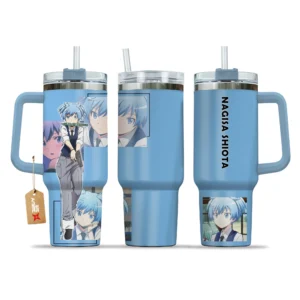 Nagisa Shiota 40oz Travel Tumbler With Handle Personalized Anime Accessories