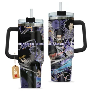 Shota Aizawa Eraser Head 40oz Travel Tumbler Custom Anime Cup