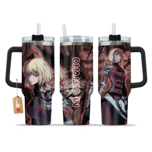 Cha Hae-In 40oz Travel Tumbler With Handle Custom Anime Accessories