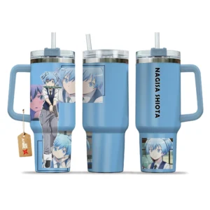 Nagisa Shiota 40oz Travel Tumbler With Handle Personalized Anime Accessories