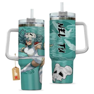 Nel Tu 40oz Travel Tumbler Personalized With Handle Custom Anime Cup