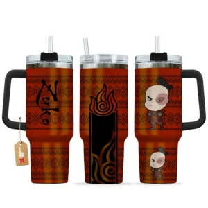 Zuko 40oz Travel Tumbler With Handle Custom Anime Accessories