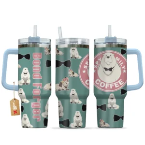 Bond 40oz Travel Tumbler With Handle Custom Anime Accessories