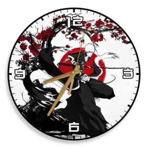 Ichigo Kurosaki Wooden Wall Clock Anime Custom Japan Cherry Blossom