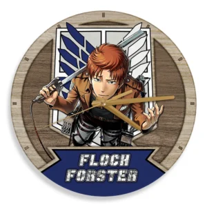 Floch Forster Wooden Wall Clock Anime Wall Decor-Wexanime