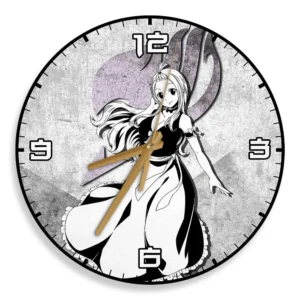 Mirajane Strauss Wooden Wall Clock Anime Custom Wall Decor