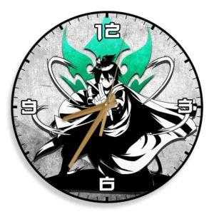 Zeref Dragneel Wooden Wall Clock Anime Custom Wall Decor