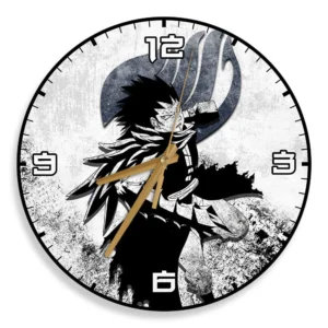 Gajeel RedfoxWooden Wall Clock Anime Custom Wall Decor
