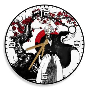 Shinji Hirako Wooden Wall Clock Anime Custom Japan Cherry Blossom