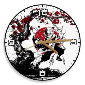 Zenitsu Wooden Wall Clock Anime Custom Japan Cherry Blossom-Wexanime