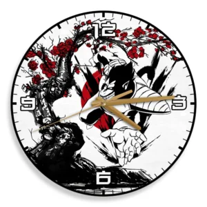 Vegeta Great Ape Wooden Wall Clock Anime Custom Japan Cherry Blossom-Wexanime