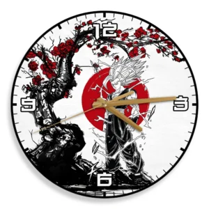 Gohan Beast Wooden Wall Clock Anime Custom Japan Cherry Blossom-Wexanime