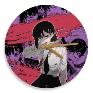 Kobeni Higashiyama Wooden Wall Clock Anime Wall Decor-Wexanime