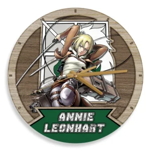 Leonhart Wooden Wall Clock Anime Wall Decor-Wexanime