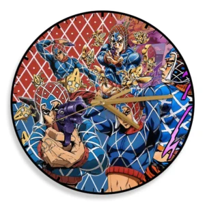 Guido Mista Wooden Wall Clock Anime Wall Decor-Wexanime