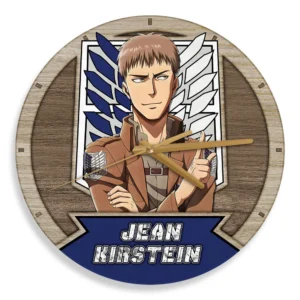 Jean Kirstein Wooden Wall Clock Anime Wall Decor-Wexanime