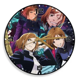 Nobara Kugisaki Wooden Wall Clock Anime Wall Decor-Wexanime
