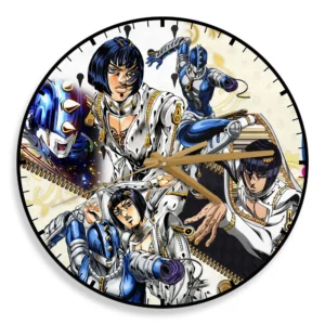 Bruno Bucciarati Wooden Wall Clock Anime Wall Decor-Wexanime