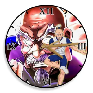 Isaac Netero Wooden Wall Clock Anime Wall Decor-Wexanime