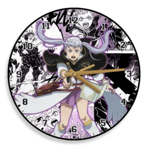 Noelle Silva Wooden Wall Clock Anime Wall Decor-Wexanime