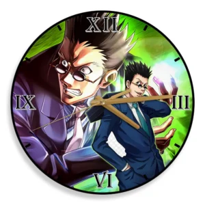 Leorio Paladiknight Wooden Wall Clock Anime Wall Decor-Wexanime