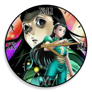 Illumi Zoldyck Wooden Wall Clock Anime Wall Decor-Wexanime