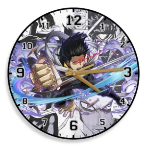 Shota Aizawa Eraser Head Wooden Wall Clock Anime Wall Decor-Wexanime