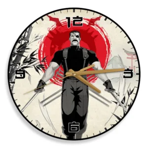 King Bradley Wooden Wall Clock Anime Wall Decor-Wexanime