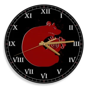 King Grizzly's Sin of Sloth Wooden Clock Anime Wall Clock-Wexanime