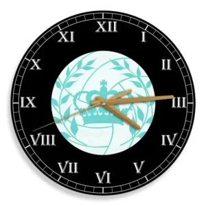 Aoba Johsai Symbol Wooden Clock Anime Wall Clock-Wexanime