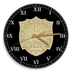 Golden Dawn Symbol Wooden Clock Anime Wall Clock-Wexanime