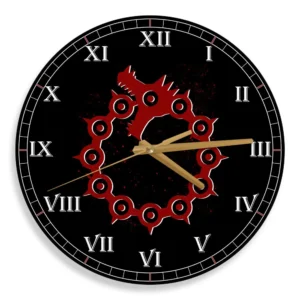 Meliodas Dragon's Sin of Wrath Wooden Clock Anime Wall Clock-Wexanime