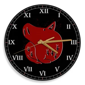 Merlin Boar's Sin of Gluttony Wooden Clock Anime Wall Clock-Wexanime