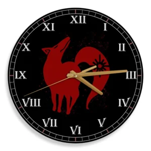Ban Fox's Sin of Greed Wooden Clock Anime Wall Clock-Wexanime