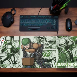 Personalized Name Anime Mouse Mats Custom Mumen Rider