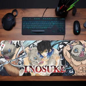 Inosuke Hashibira Mouse Mat Personalized Name
