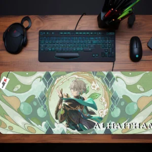 Personalized Name Anime Mouse Mats Custom Alhaitham