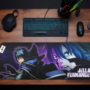 Personalized Name Anime Mouse Mats Custom Jellal Fernandes