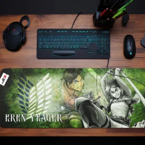 Eren Yeager Mouse Mats Personalized Name Custom